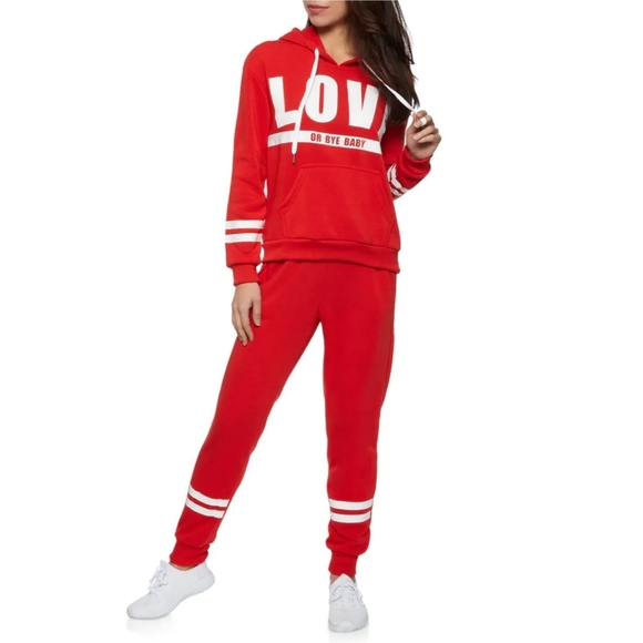 🥰NEW Red Plus Size Hoodie Size 1XL - Picture 2 of 4